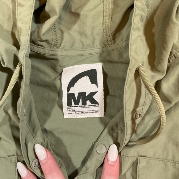 Mountain Khakis Anorak Pullover Hoodie Jacket Green Outdoor Large - Picture 4 of 6